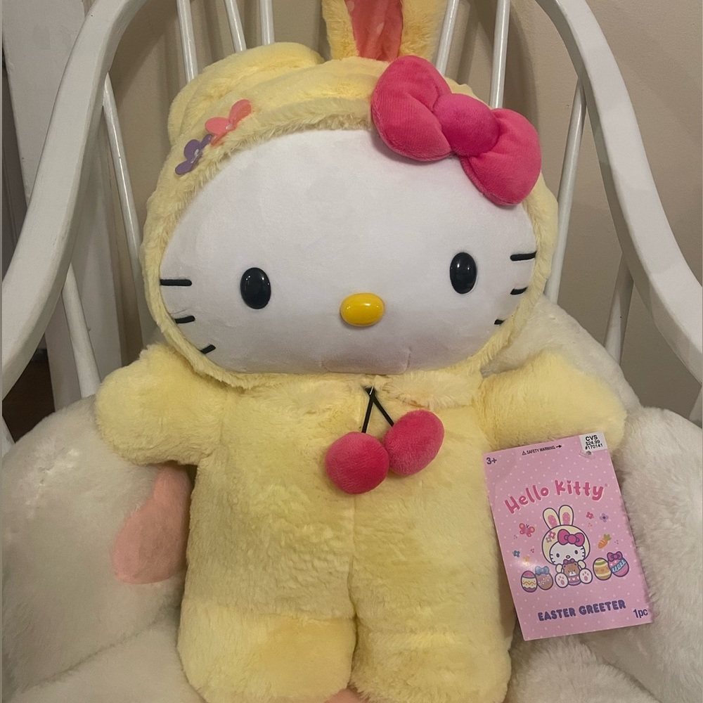 2024 CVS Exclusive Hello Kitty Full-size Easter Bunny Greeter w/Tags